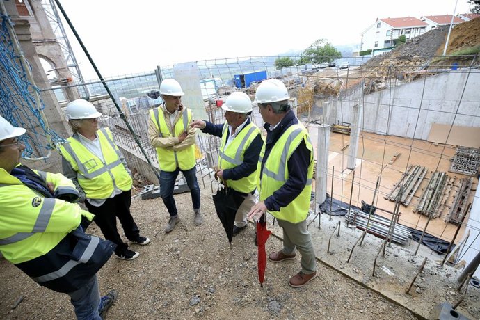 El vicepresidente y consejero de Cultura en funciones, Pablo Zuloaga, visita las obras del Palacio del Amo