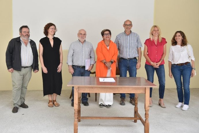 Concluye la remodelación del espacio exterior del IEA en Huesca, donde se organizarán actividades culturales desde junio