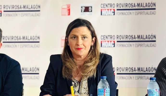 Carmen Pérez, portavoz del PP y candidata a la Alcaldía de Sanlúcar.