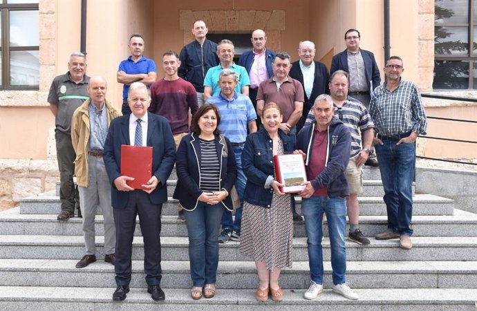 Comisión Local de Concentración Parcelaria en San Esteban de Gormaz (Soria).