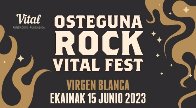 Cartel del 'Osteguna Rock Vital Fest'