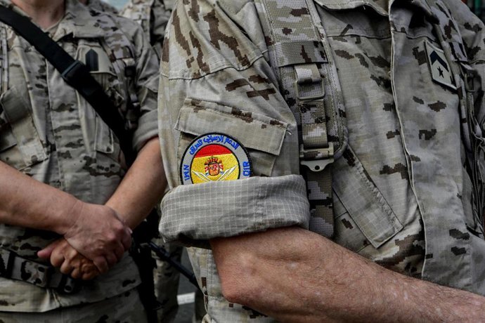 Archivo - Uniforme del contingente militar español de Ceuta que parte a finales de mayo en la Operación XVIII de apoyo a Irak, en el acuartelamiento González Tablas de Ceuta, a 28 de abril de 2023, en Ceuta (España). El acuartelamiento González Tablas d