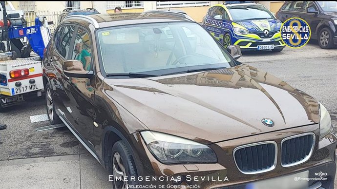 BMW recuperado por la Policía Local de Sevilla