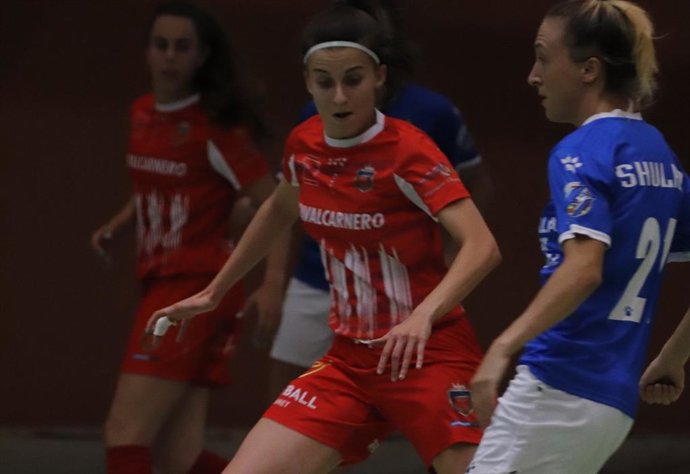 Lance de un partido entre Futsi Atlético Navalcarnero y MSC Torreblanca Melilla.