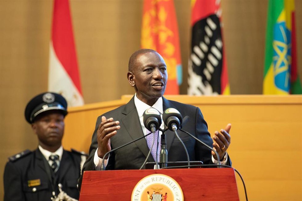El presidente de Kenia, William Ruto