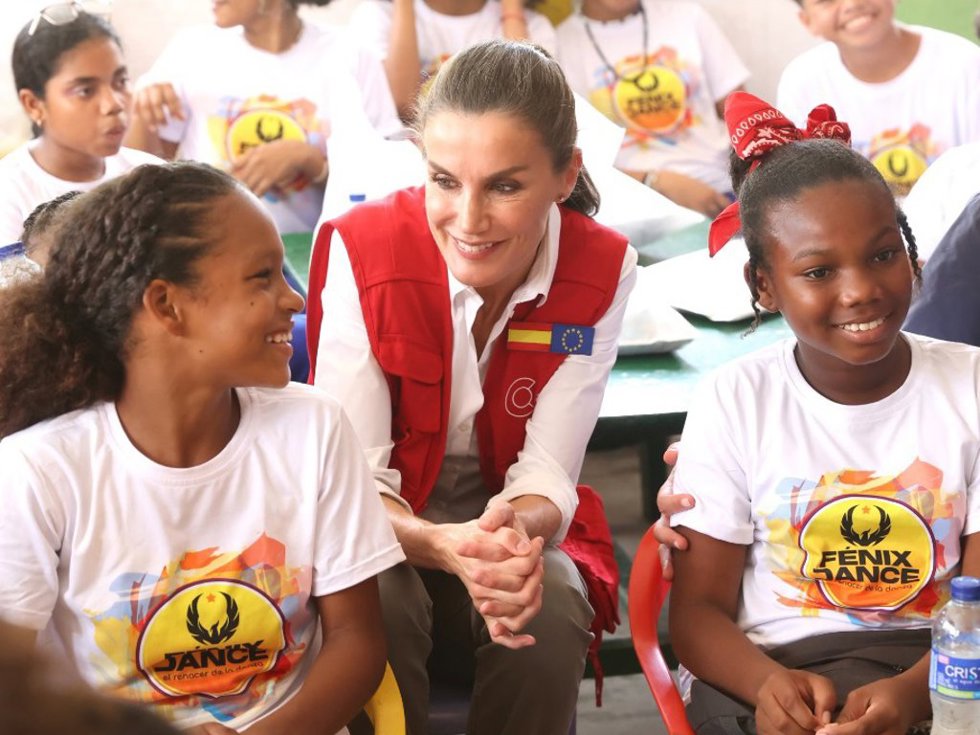 Doña Letizia ha protagonizado una intensa y completa agenda en su primera jornada en Colombia