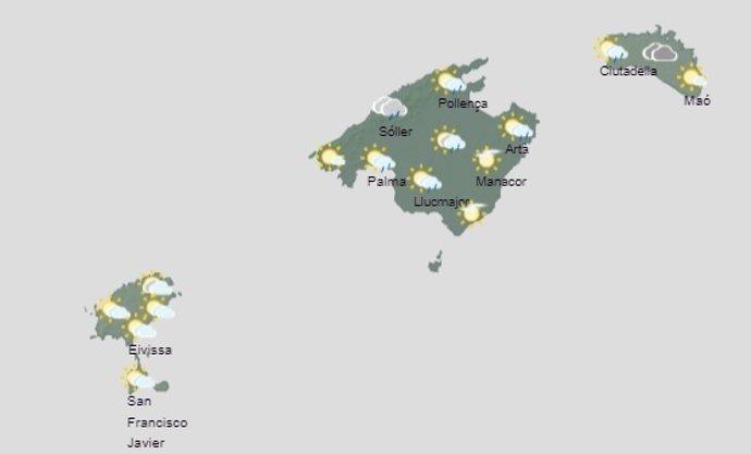 El tiempo hoy miércoles, 14 de junio, en Baleares.