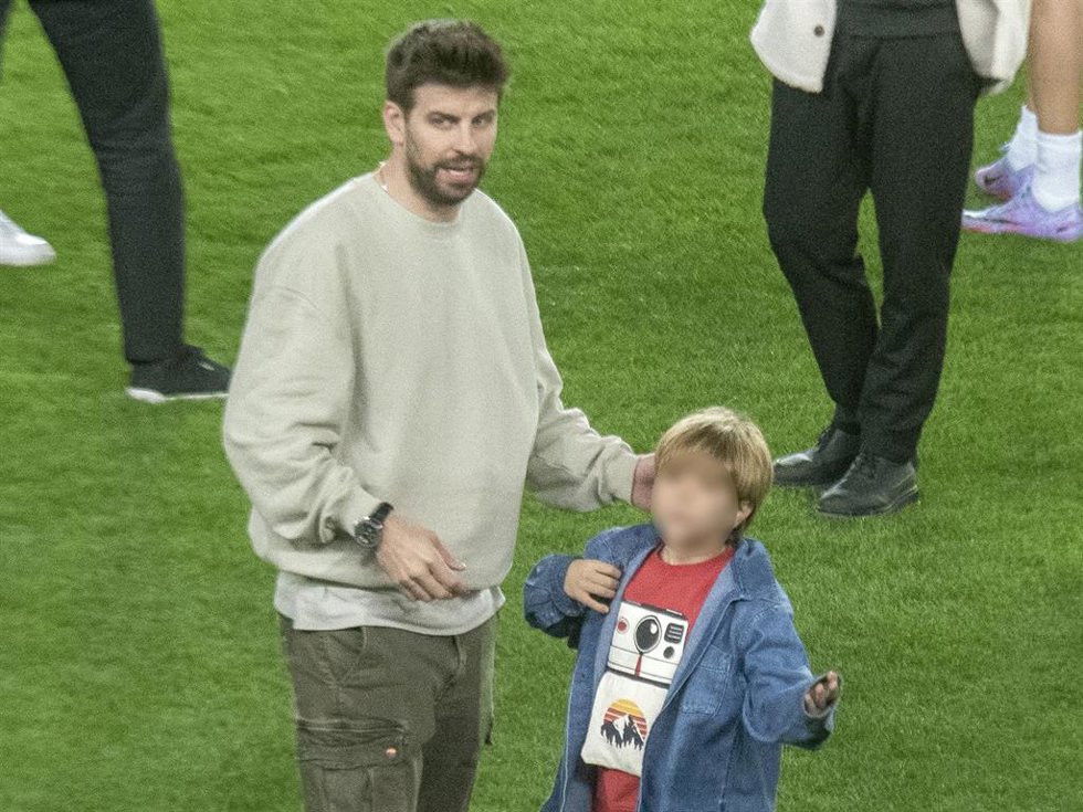 Archivo - Gerard Piqué y su hijo Sasha