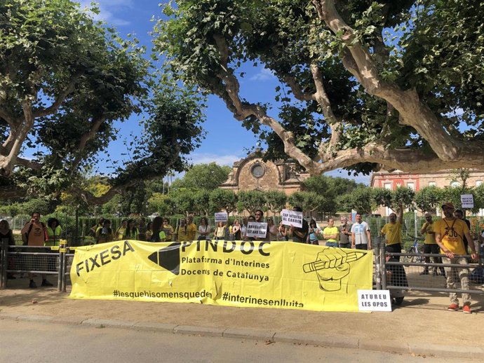 La protesta de Pindoc davant el Parlament