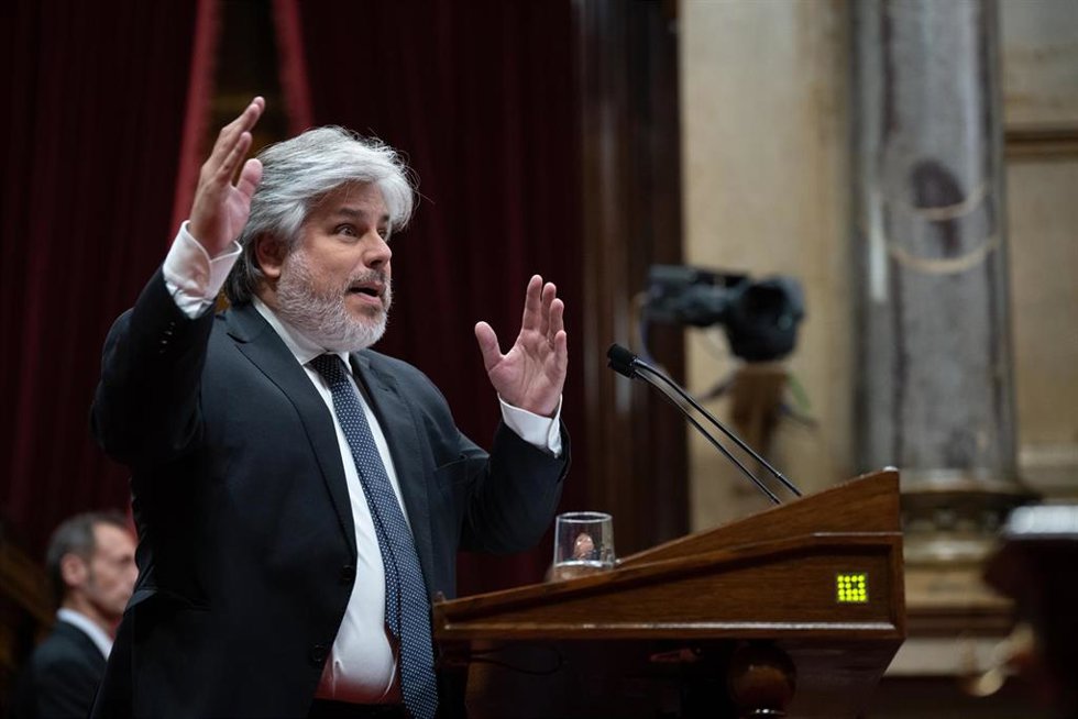 Albert Batet en el Parlament.