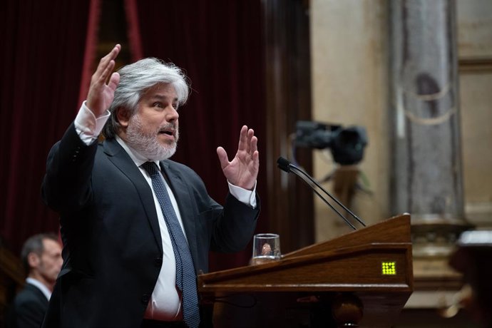 El president de Junts al Parlament, Albert Batet