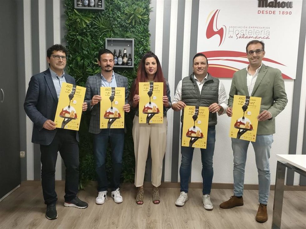 Organizadores del XXII Concurso de Pinchos de Salamanca.