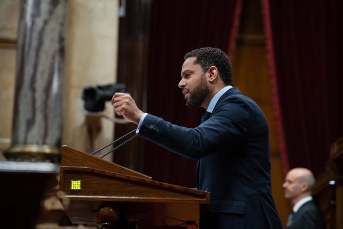 El secretari general de Vox i portaveu del partit al Parlament, Ignacio Garriga