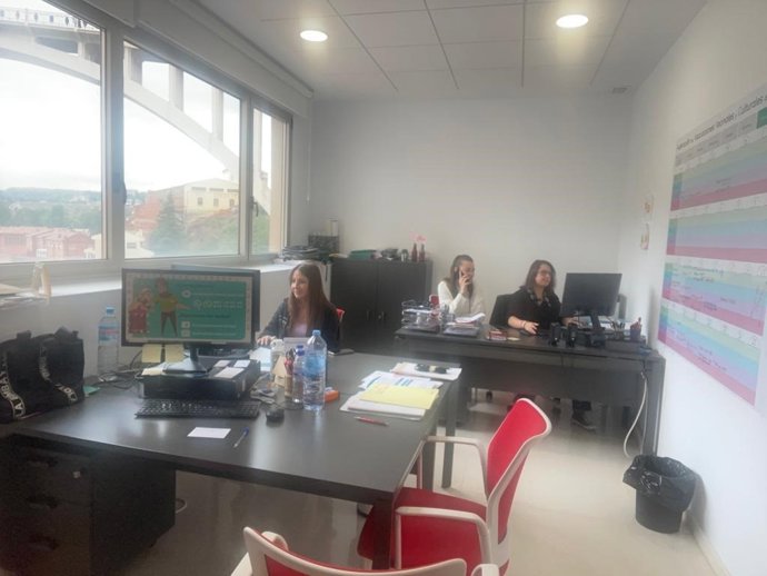 Miembros del programa de voluntariado ACOMPAÑANDO-Teruel.