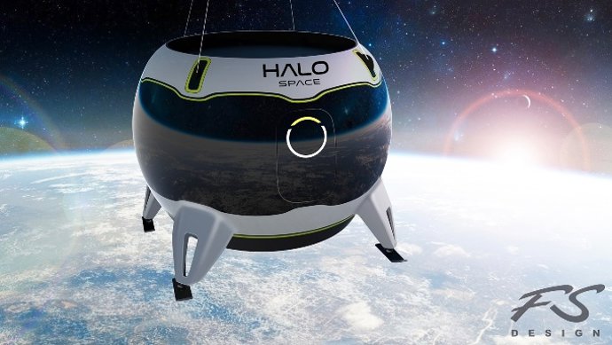 Halo Space ficha al estudio Frank Stephenson Design para el diseño de la cápsula aeroespacial.