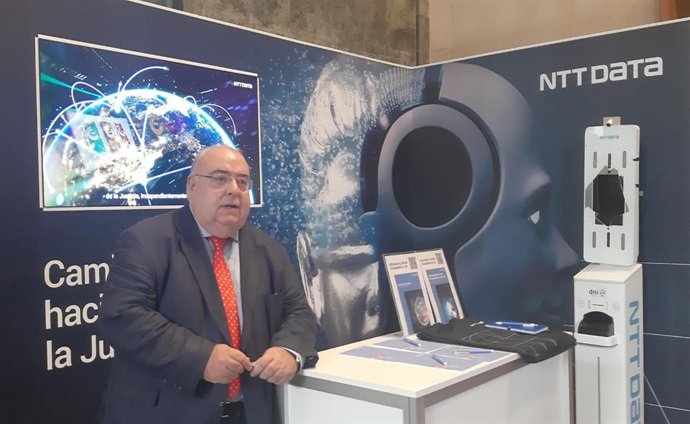 El secretario de Estado de Justicia, Tontxu Rodríguez, en el DataForum: Justicia 2030, en Laboral Ciudad de la Cultura, en Gijón.