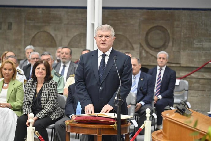 El diputado electo del PSOE José Vélez en la sesión constitutiva de la XI legislatura de la Asamblea Regional de Murcia, a 14 de junio de 2023