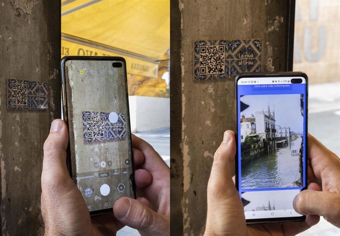 Colocan códigos QR en diferentes enclaves de Valncia para "explorar su historia de una manera interactiva"  