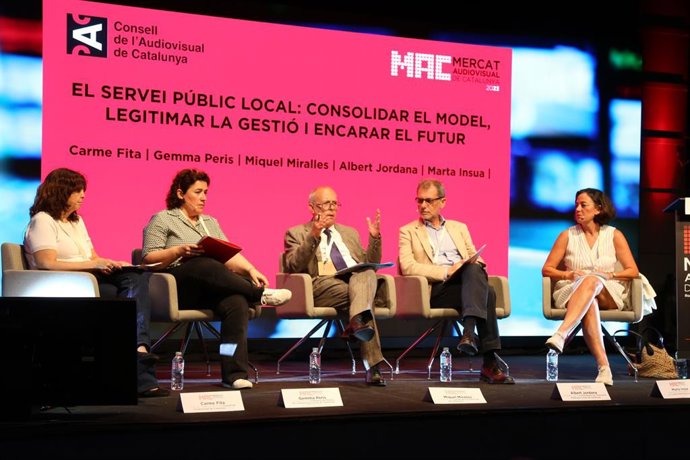 Celebración del Mercat Audiovisual de Catalunya (MAC) en Granollers (Barcelona)