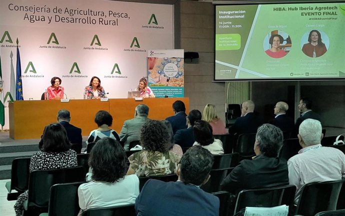 La consejera de Agricultura, Pesca, Agua y Desarrollo Rural, Carmen Crespo, participa en la inauguración de la Jornada Relacional de la Red de DIH Hub Iberia Agrotech (HIBA).