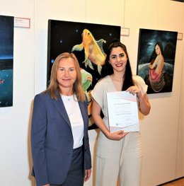 Founder of BE OPEN Elena Baturina and Artist of the Region Jovanna Theodosiou