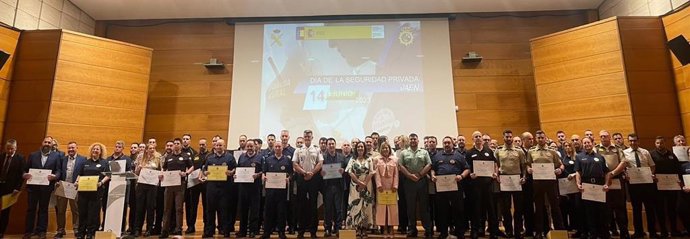 Acto con motivo del Día de la Seguridad Privada en la provincia de Jaén.