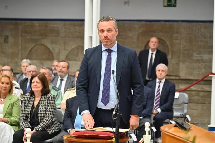 El diputado del PP y que en la XI Legislatura seguirá siendo portavoz del Grupo Parlamentario Popular, Joaquín Segado