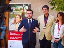 El president de la Generalitat, Pere Aragons