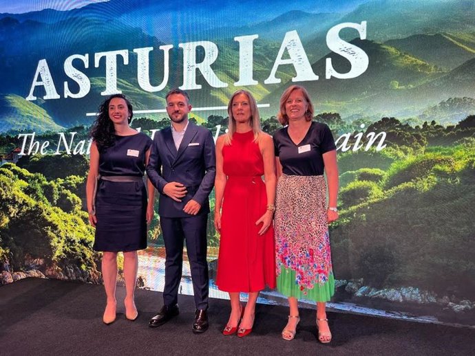 Representantes de Asturias en la presentación turística en Munich