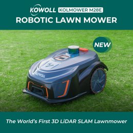 Kowoll Kolmower M28E robotic lawn mower launching soon