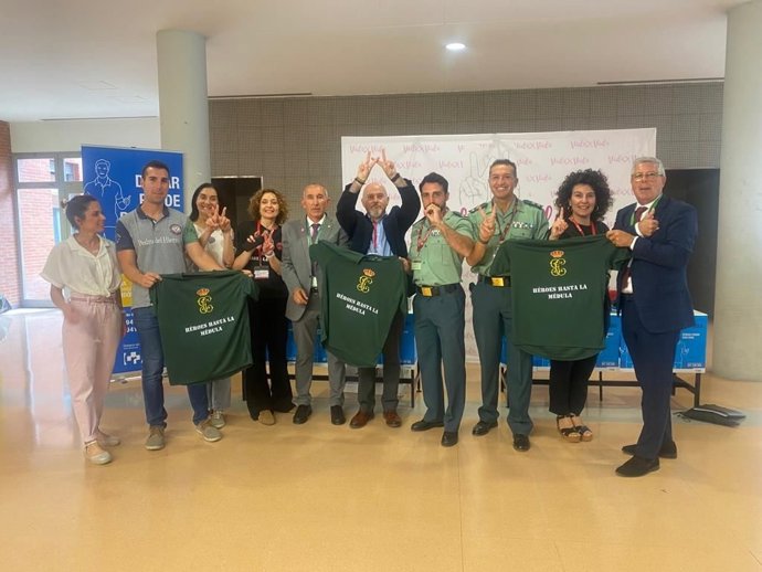 La Guardia Civil y la UR llevan a cabo una campaña de donación de medula ósea a favor de 'VidaxVida'