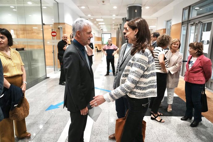 El presidente del TSJPV, Iñaki Subijana, en el acto de inauguración del Congreso de JJpD en Bilbao
