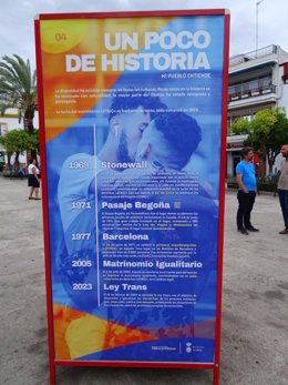 Exposición que Abogados Cristianos pide retirar de Lebrija, en Sevilla.