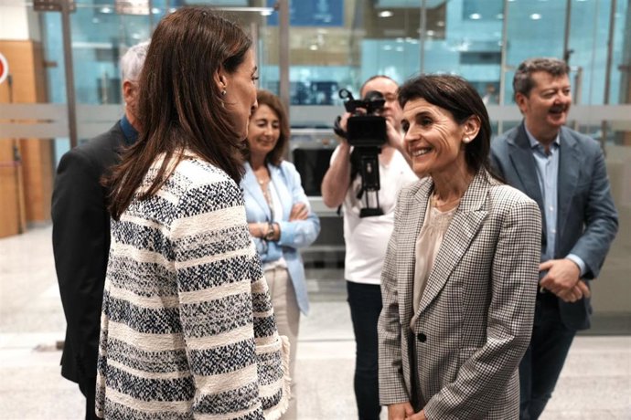 La consejera de Justicia del Gobierno vasco, Nerea Melgosa, en el acto de inauguración del 37 Congreso de JJpD