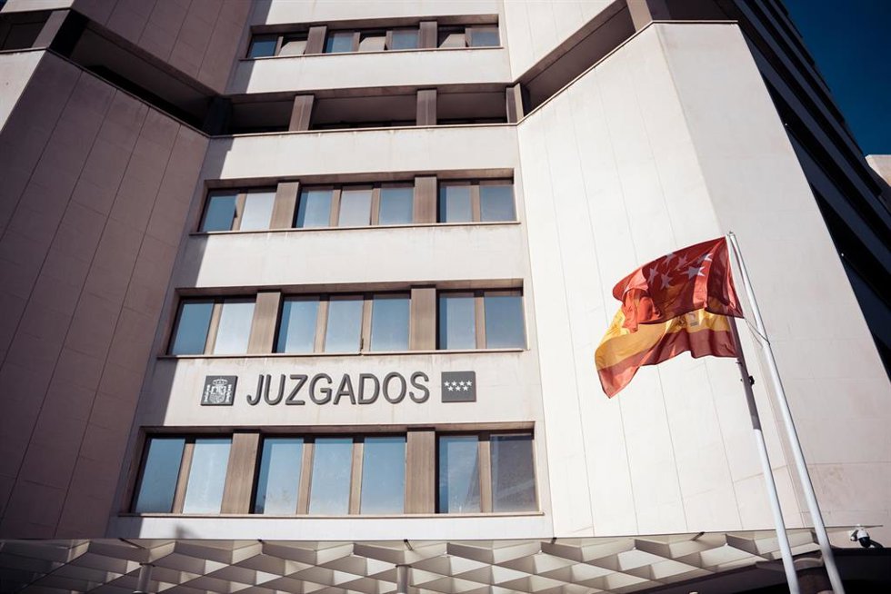 Archivo - El edificio de los Juzgados de Plaza de Castilla, en Madrid (España). 