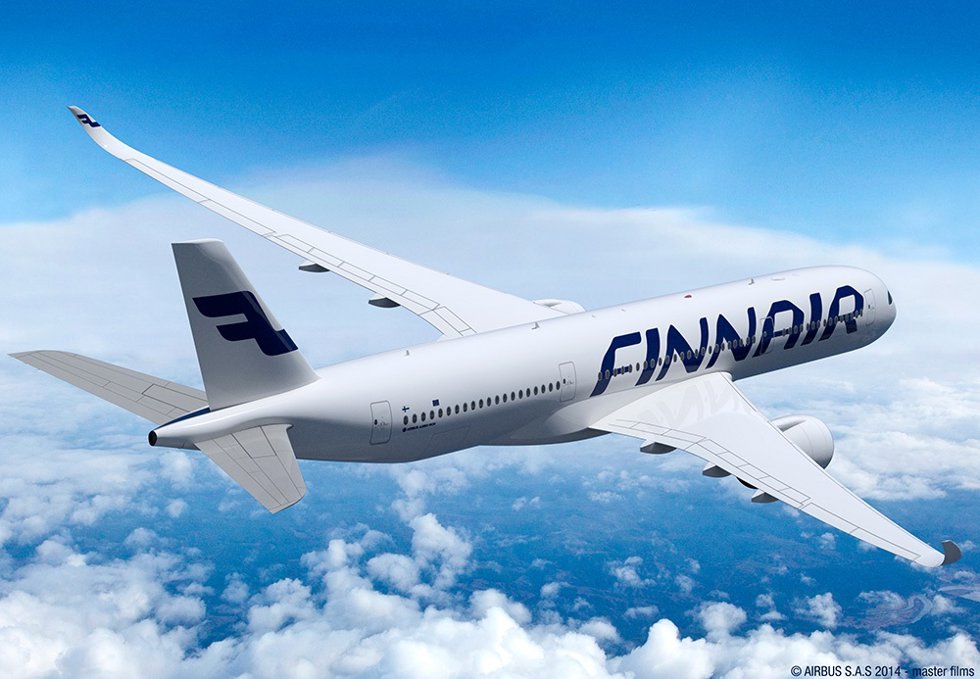 Archivo - Avión de Finnair.