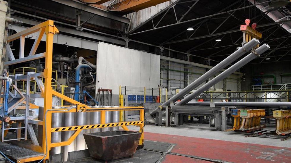 Hydro produce aluminio reciclado con hidrógeno verde por primera vez en el mundo en una planta de Navarra