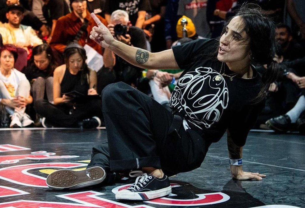 La 'breaker' española Ana 'Furia' Ortega, durante una competición.