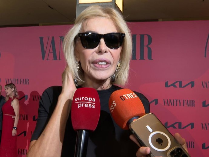 Bibiana Fernández en el 60 cumpleaños de Alaska