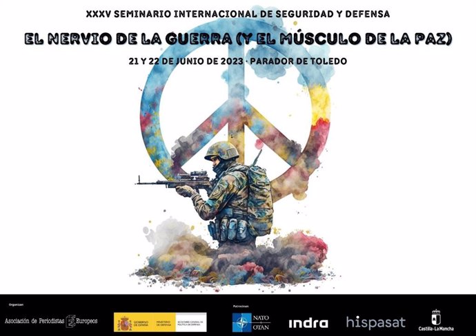 Cartel de la XXXV edición del Seminario Internacional sobre Seguridad y Defensa que se celebrará en Toledo