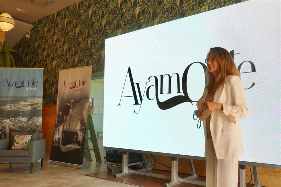 Archivo - La alcaldesa de Ayamonte, Natalia Santos, durante la presentación del Plan Estratégico de Turismo de la ciudad fronteriza, en una imagen de archivo.