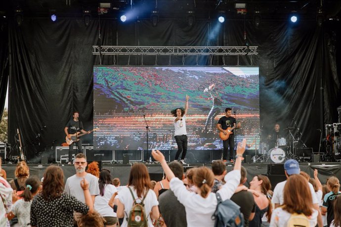 Archivo - Actuación de Happening en Vallsur coinciciendo con el Día de la Música de 2022