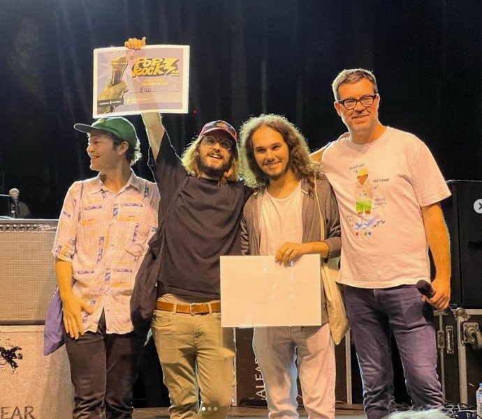 Bilo, grupo ganador de la edición de PopRock 2022.