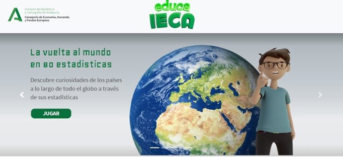 El Instituto de Estadística y Cartografía de Andalucía (IECA) ha publicado el portal educativo educa IECA.