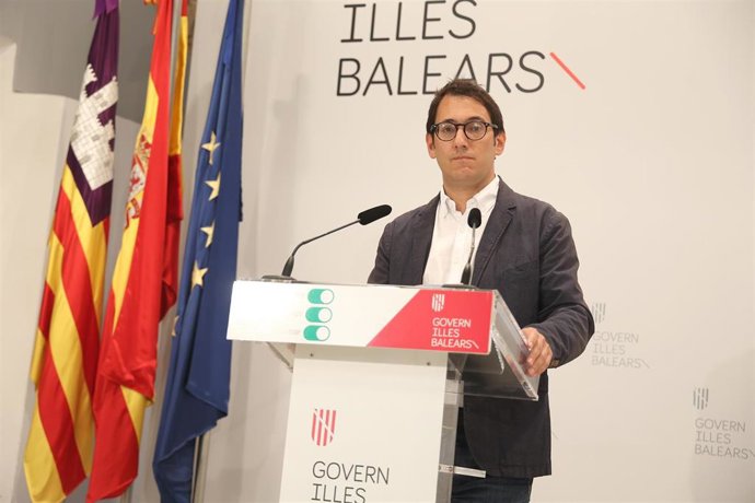 El portavoz en funciones del Govern, Iago Negueruela. 