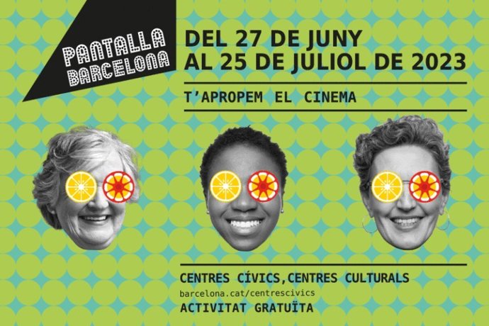 Cartell de la desena edició del cicle Pantalla Barcelona