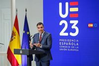 Sánchez sobre impacto del hipotético cambio de Gobierno durante la Presidencia UE: España no "impone" prioridades