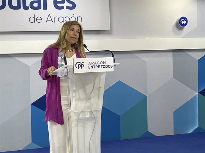 La secretaria general del PP Aragón, Ana Alós.