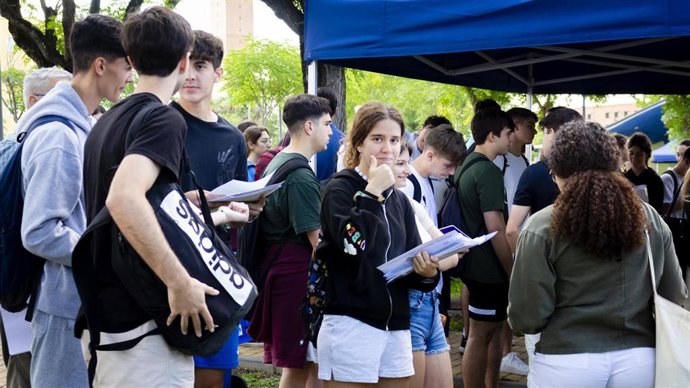 Pruebas de Acceso a la Universidad en la Pablo de Olavide de Sevilla.