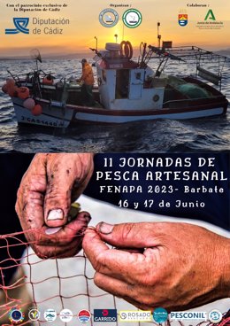 Cartel de las Jornadas de Pesca Artesanal en Barbate.